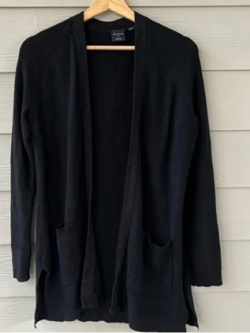 Devotion by Cyrus Black Open-Front Knit Cardigan size large